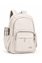 School Backpack with 15.6 Inch Laptop Compartment and Large Volume Organizer - 9106-Beige - 7