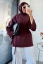 Premium Basic Tunic with Side Slits - Plum