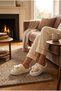 Women's Plush House Slippers, Soft Fur, Eva Sole, Warm Winter Slippers - 2