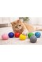 4-Pack Rattle Cat Balls - Ball with a Rattle Inside - 5.5 cm Diameter Fun Cat Toy