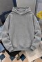 Malibu Turtle Unisex Back Printed Oversize Hooded Sweatshirt with Kangaroo Pocket Two-Strand Drawstring Hoodie - 2