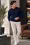 Men's Knitwear Sweater Crew Neck Long Sleeve Basic Knit Winter Sweater