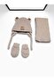Kitti 0-12 Months Baby Boy & Child Fleece Scarf, Beanie, Gloves 3-Piece Set - 2
