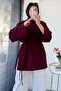 Premium Basic Tunic with Side Slits - Burgundy - 5