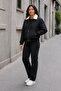 Plush Collared Quilted Lined Bomber Coat - 3