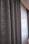 Milano Series Embossed Textured Background Curtain Gray | Drawstring Extra Foam, Cornice Compatible Background Curtain - 3