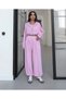 Drawstring Sweat Athlete Pants Triple Set - 4