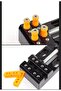 Universal Mini Drill Press Vise Clamp, Compact Table Bench Vice for Jewelry Making, 57mm Ja - 2