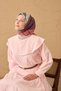 وشاح ناعم بلون وردي غامق - 4