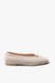 Charity Women's Ballet Flats - Mink Velvet