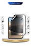Apple iPhone Duo 5G 2026 Premium Nano Ceramic Privacy Full Cover Matte Flexible 2 Pack Clear/Black - 2