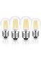 G45 E27 Dimmable Bulb 60W Equivalent, Soft Warm White 2700K, 4Pack