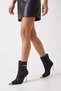 Women's Pointed Toe Thin Heeled Boots Kaesa Black Nubuck - 6
