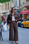 Mink Oversize Bomber Jacket and Pants Set - 5
