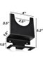 4 Pack Angle Grinder Wall Mount Bracket Hanger for 5-Inch Grinders and Polishers, Premium Metal Gara - 7