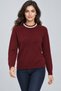 Women's Stone Collar Knitwear Sweater - 2