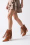 Kolesa Women's Heeled Boots - Tan - 6