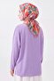 Soft Scarf Painterly Floral Turquoise - 2