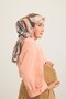 Twill Silk Scarf Retro Paisley Bitter Coffee - 5