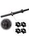 NA 4 PCS Dumbbell Hex Nut Spinlock Collar Spin Lock Screw Nuts Dumbbell Barbell Bar Clips for Weight - 7