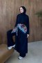 Doha Shardonless Suit Navy Blue