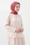 Soft Scarf Paisley Dark Red - 3