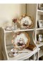 Vintage Teapot Patterned 2-Piece Tray Set – Decorative Presentation Tray (37 cm / 27 cm)