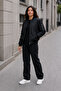 Quilted Lined Zippered Bomber Coat - 6