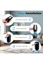 موزع مياه لزجاجات سعة 5 جالون مع شاشة رقمية، 4 أوضاع توزيع، محمول مع شحن USB - 6