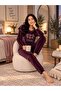 Charme Winter Velvet Pajama Set - 3