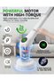 Cordless Electric Spin Scrubber - 580RPM Power Scrubber with 6 Brush Heads, IPX7 Waterproof, 90min Runtime & LED Display for Tub, Tile, Shower, Kitchen, Car & Floor Cleaning - 4