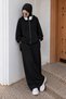 Hooded Zippered Oysho Set Tsd260288 Black