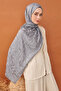 Aerobin Jacquard Leaf Patterned Shawl 35