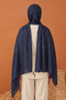 Aerobin Jacquard Leaf Patterned Shawl 136 - 5