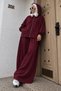 Hooded Zippered Oysho Set Tsd260288 Plum - 5
