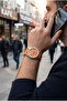 Orange Men's Wristwatch |   45mm Stainless Steel Case, Silicone Cord - 2