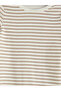 Two Mt Shop Quality Lcw Baby Ecru Oval Collar Baby Boy Snap Fastener Bodysuit - 3