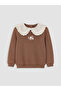 Esvab • Modern & Distinctive Bebe Roba Collar Embroidered Baby Girl Sweatshirt - 3