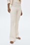 Flared pointelle-knit trousers - 3