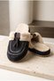 Women's Suede Moccasin House Slippers – Plush Detailed Furry Soft Sole - 2