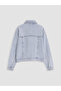 Esvab • Modern & Distinctive Floral Embroidered Girls' Jean Jacket - 4
