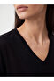 Two Mt Shop Quality Black Combed Cotton Plain Standard & Regular Short Sleeve Women's T-Shirt - 3