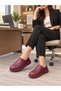 Women's Burgundy Waterproof Eva Light Sole Office Home Shoes - 2