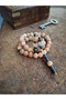 Güleç Natural Stone Sunstone & Hematite Detailed Natural Stone Prayer Beads 33-Piece Men's Prayer Beads Gift