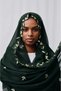2-Piece Embroidery Hijab Set for Women – Elegant Embroidered Lightweight Headscarves - 5