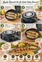 32 cm Teflon Twin Fish Pan Double-Sided Non-Stick Black – Astef Aslan Mutfak - 3