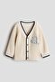 Embroidery-detail cotton cardigan - 5
