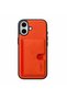 iPhone 16 Compatible - Airjacket Wallet Cover (Holds 3 Cards) with Stand, Protective and Durable Leather Case