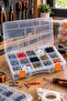 Transparent Organizer Box 13 Compartments Organizer Storage Box with Lid and Lock - 4