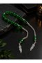 Green Fire Amber Zaza Model Prayer Beads - Special Design